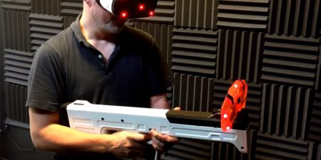 Check out working prototype of Arena Infinity Haptic VR Gun