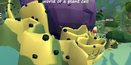 Virtual Reality Walks Around The Microscopic World Of A Plant Cell